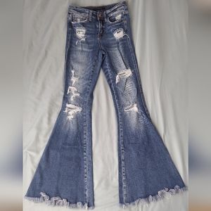 Super flare women's jeans